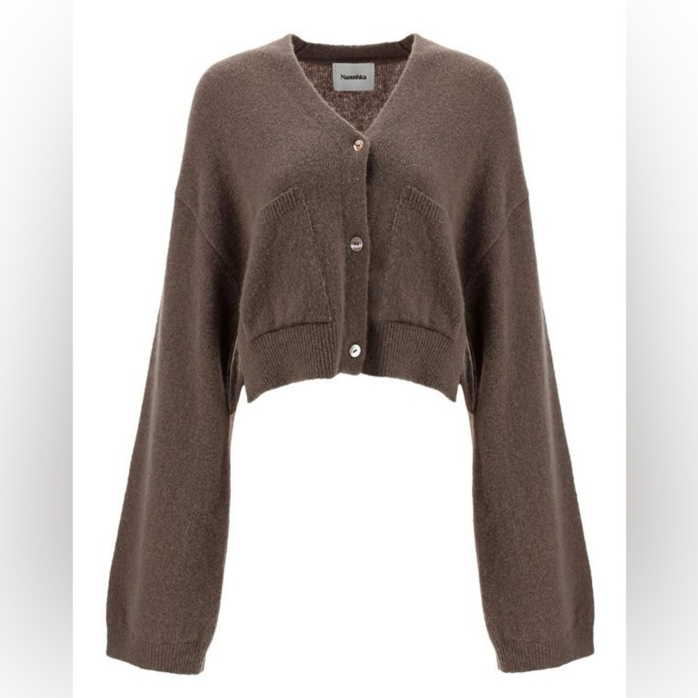 Nanushka Cropped Effie Cardigan